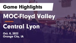 MOC-Floyd Valley  vs Central Lyon Game Highlights - Oct. 8, 2022
