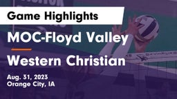 MOC-Floyd Valley  vs Western Christian  Game Highlights - Aug. 31, 2023