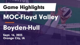 MOC-Floyd Valley  vs Boyden-Hull  Game Highlights - Sept. 16, 2023