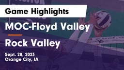 MOC-Floyd Valley  vs Rock Valley  Game Highlights - Sept. 28, 2023
