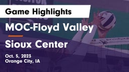 MOC-Floyd Valley  vs Sioux Center  Game Highlights - Oct. 5, 2023