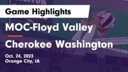 MOC-Floyd Valley  vs Cherokee Washington  Game Highlights - Oct. 24, 2023