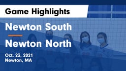 Newton South  vs Newton North  Game Highlights - Oct. 23, 2021