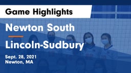 Newton South  vs Lincoln-Sudbury  Game Highlights - Sept. 28, 2021