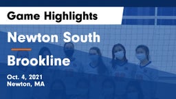 Newton South  vs Brookline  Game Highlights - Oct. 4, 2021