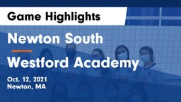 Newton South  vs Westford Academy  Game Highlights - Oct. 12, 2021