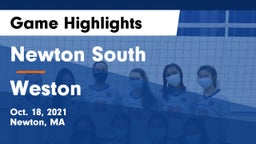 Newton South  vs Weston Game Highlights - Oct. 18, 2021