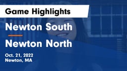 Newton South  vs Newton North  Game Highlights - Oct. 21, 2022