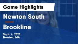 Newton South  vs Brookline  Game Highlights - Sept. 6, 2023