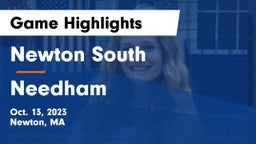 Newton South  vs Needham  Game Highlights - Oct. 13, 2023