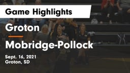 Groton  vs Mobridge-Pollock  Game Highlights - Sept. 16, 2021