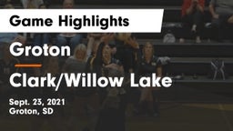 Groton  vs Clark/Willow Lake  Game Highlights - Sept. 23, 2021