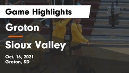 Groton  vs Sioux Valley  Game Highlights - Oct. 16, 2021
