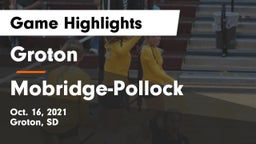 Groton  vs Mobridge-Pollock  Game Highlights - Oct. 16, 2021