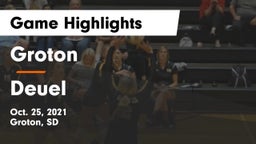 Groton  vs Deuel  Game Highlights - Oct. 25, 2021