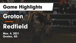 Groton  vs Redfield  Game Highlights - Nov. 4, 2021