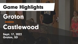 Groton  vs Castlewood  Game Highlights - Sept. 17, 2022