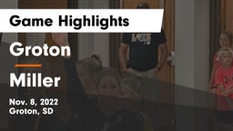 Groton  vs Miller Game Highlights - Nov. 8, 2022