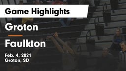 Groton  vs Faulkton  Game Highlights - Feb. 4, 2021