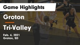 Groton  vs Tri-Valley Game Highlights - Feb. 6, 2021