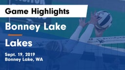 Bonney Lake  vs Lakes  Game Highlights - Sept. 19, 2019