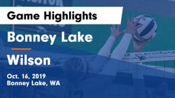 Bonney Lake  vs Wilson  Game Highlights - Oct. 16, 2019