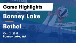 Bonney Lake  vs Bethel  Game Highlights - Oct. 2, 2019