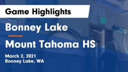 Bonney Lake  vs Mount Tahoma HS Game Highlights - March 2, 2021