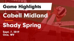 Cabell Midland  vs Shady Spring  Game Highlights - Sept. 7, 2019