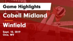 Cabell Midland  vs Winfield  Game Highlights - Sept. 10, 2019