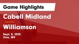 Cabell Midland  vs Williamson  Game Highlights - Sept. 8, 2020