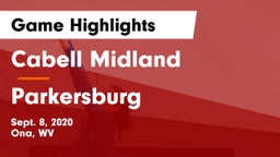 Cabell Midland  vs Parkersburg  Game Highlights - Sept. 8, 2020