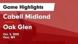 Cabell Midland  vs Oak Glen  Game Highlights - Oct. 3, 2020