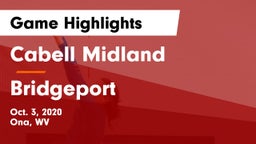 Cabell Midland  vs Bridgeport  Game Highlights - Oct. 3, 2020