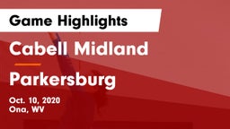 Cabell Midland  vs Parkersburg  Game Highlights - Oct. 10, 2020