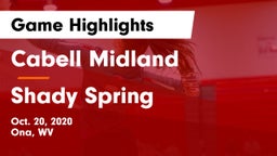 Cabell Midland  vs Shady Spring  Game Highlights - Oct. 20, 2020
