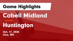 Cabell Midland  vs Huntington  Game Highlights - Oct. 17, 2020