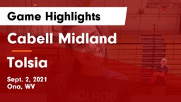 Cabell Midland  vs Tolsia Game Highlights - Sept. 2, 2021