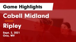 Cabell Midland  vs Ripley Game Highlights - Sept. 2, 2021