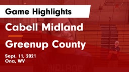 Cabell Midland  vs Greenup County Game Highlights - Sept. 11, 2021