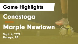 Conestoga  vs Marple Newtown  Game Highlights - Sept. 6, 2022