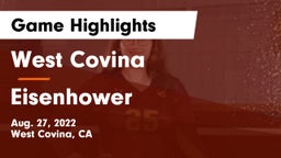 West Covina  vs Eisenhower  Game Highlights - Aug. 27, 2022