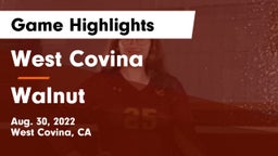 West Covina  vs Walnut   Game Highlights - Aug. 30, 2022
