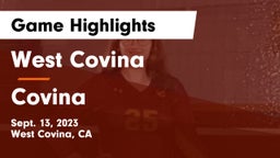 West Covina  vs Covina  Game Highlights - Sept. 13, 2023