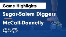 Sugar-Salem Diggers vs McCall-Donnelly Game Highlights - Oct. 23, 2021