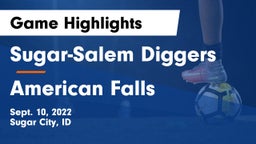 Sugar-Salem Diggers vs American Falls  Game Highlights - Sept. 10, 2022