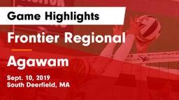 Frontier Regional  vs Agawam Game Highlights - Sept. 10, 2019