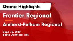 Frontier Regional  vs Amherst-Pelham Regional  Game Highlights - Sept. 30, 2019