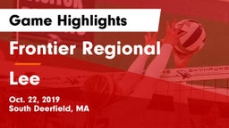Frontier Regional  vs Lee Game Highlights - Oct. 22, 2019