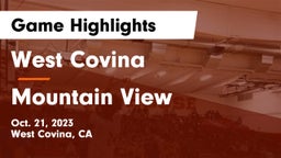 West Covina  vs Mountain View  Game Highlights - Oct. 21, 2023